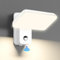 brightower 24W Außenwandleuchte Außenlampe mit Bewegungsmelder, IP65 LED Wandleuchte Außen Aluminium mit Schwenkbar LED Panel, Warmweiß 3000K aussenlampe wand für Garten Terrasse Eingang,(Weiß)