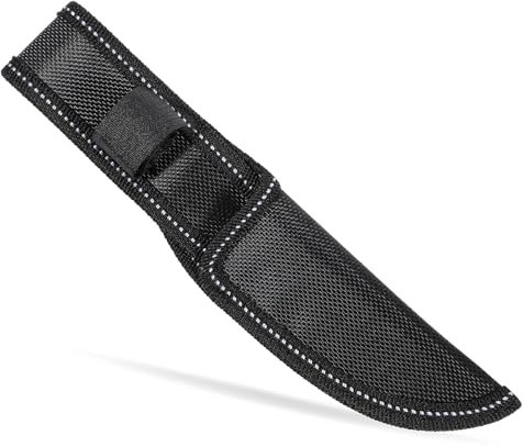 Black Nylon Knife Sheath, 8 Inch Chef Knife Sheath Universal Knife Cover Portable Knife Scabbard Knife Guard for Chef and Kitchen