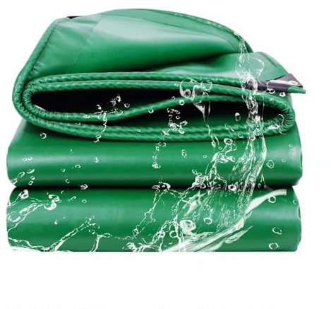 Strapazierfähige 3,8 x 30,5 cm große Outdoor-Plane mit schwer entflammbarem Tuch. Ideal für Carports, Docks, Lagerhallen, Outdoor und Camping. Mit Ösen und verstärkten Kanten für Langlebigkeit