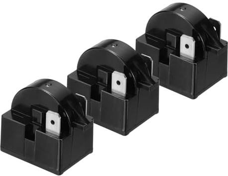 sourcing map 3pcs PTC Refrigerator Starter Relay, 15 Ohm 2 Pin Fridge Compressor Start Relay