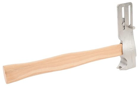 Magnetic Roofing Hammer, Magnetic Faced Roofing Hatchet Axe with Wood Handle, A Roofing Tools for Quick Installation of Roofing Nails and Felt Caps