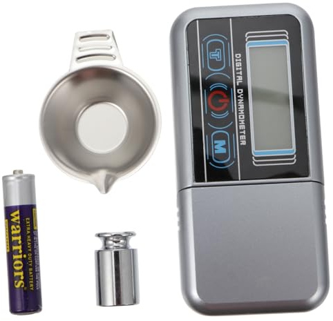 Yardwe 20g Digitaler Plattenspieler-stylus Mit Orangefarbenem Display Und Hintergrundbeleuchtung Langlebige Kraftskala Für Genaue Nadeldruckmessung Professionelles Messgerät-tester Für
