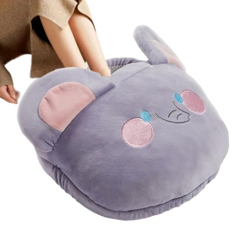 Electric Foot Warmer | Electric Foot Heating Pad for Feet,Cartoon Shoes Winter Gear for Bedroom Dorm Office Apartment Living Room Home Under Desk Adults Men Women Kids
