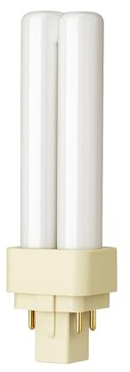 Amslight Kompaktleuchtstofflampe PLC 18W / 26W 4000K | G24d-2 / G24q-2 / G24d-3 / G24q-3 | 2P / 4P | Neutralweiß | Energiesparlampe für Leuchten mit G24-Sockel (26W/G24q-3/4-pin)