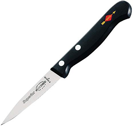 F. DICK Küchenmesser Superior 8 cm - rostfrei, Klinge extra scharf, 56 HRC, Brotzeitmesser ergonomischer Griff hygienisch - Spezialstahl Küchenmesser - Profi Messer - 84050082