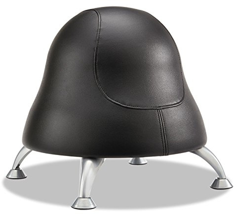 Safco Runtz Ball Chair for Kids, Anti-Burst, Exercise Ball Chair, Promotes Movement, Better Posture and Balance, Black