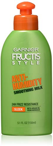 Garnier Fructis Sleek & Shine Anti-Humidity Smoothing Milk, 5.1 oz, 2 pk