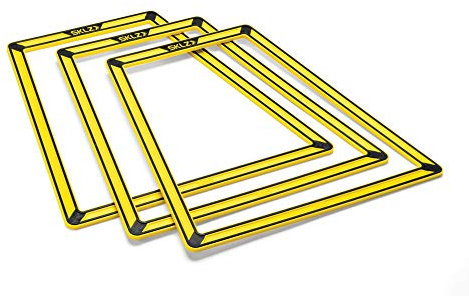 SKLZ Pro – Einfaches Trapez Agility Trainer. Set von 10, Gelb-Schwarz, one-Size