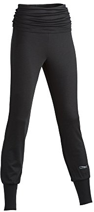 Engel Sports Damen Yoga Hose Bio-Schurwolle/Seide/Elasthan