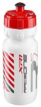 Raceone, Borracce per bicicletta Unisex adulto, Biano/Rosso, Unica, 1 pezzo