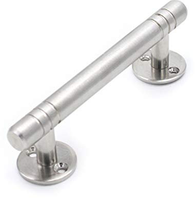 SELUXU Stainless Steel Furniture Drawer Pulls Cupboard Knobs Brushed Nickel Bathroom Cabinet T Bar Handle