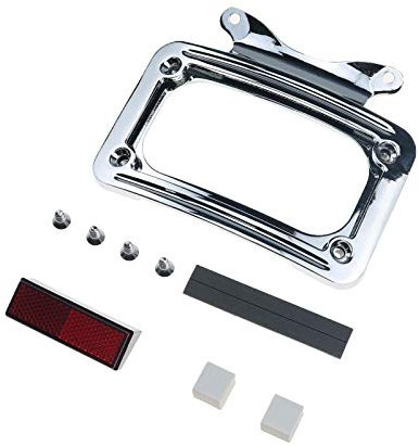 Chrom-Kennzeichenhalterung für Harley FLHX FLHXS FLHXSE FLTRX FLTRXS FL