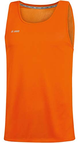 JAKO Herren Tanktop Run 2.0, Neonorange, S