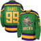 Charlie Conway #96 Mighty Ducks Adam Banks #99 Movie Ice Hockey Jersey, 99 Grün, XL