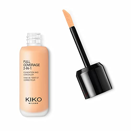 KIKO Milano Full Coverage 2-In-1 Foundation & Concealer 15 - Wb 25 | 2 in 1 foundation and concealer, superior coverage