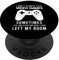 Juega Siempre Videojuegos Dormir Joystick Consola Gamer PopSockets PopGrip: Agarre intercambiable para Teléfonos y Tabletas