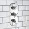 ENKI, Regent, TSV071, Chrome Concealed Thermostatic Shower Mixer Valve for Bathrooms, Triple Control Diverter Valve for Three Outlets, Traditional Victorian Style
