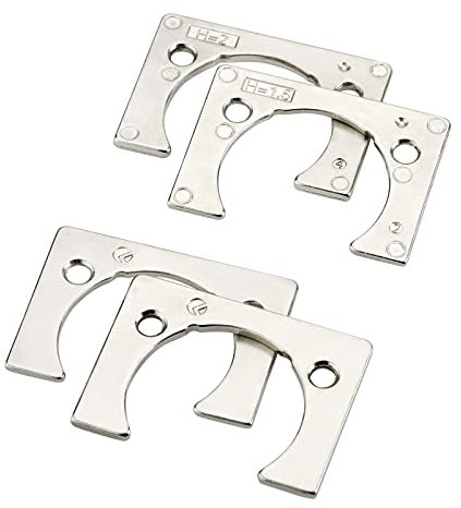 1 Set Distanzscheiben für Klappenscharnier KIMANA zum Ausgleich von Schrankklappen/Möbelklappen beim Öffnen bei aufliegenden Schrankböden etc. Adapter für Möbelscharnier KIMANA von SOTECH