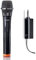 Lenco MCW-011 Kabelloses Mikrofon - Funkmikrofon mit Empfänger - 6,5mm Stecker - integrierter Akku mit 2000nAH - bis zu 15 Meter Reichweite - 863,5 MHz - Schwarz