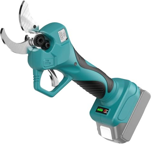 Akku-Astschere Professionelle Passend für Makita 18V Batterie mit LCD Anzeige Max 40mm Schneiddurchmesser Für Zweige, Sträucher und Stämme(Batterie ist nicht enthalten)
