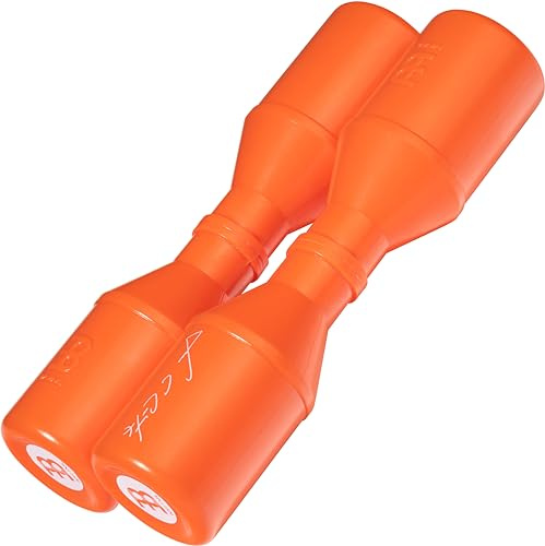 Meinl Percussion Shaker Luis Conte - Medium Live - Artist Series Double Shaker - 17 cm Length - Plastic, Electric Coral (SH4EC)