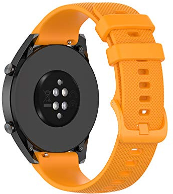 H.May Silikon Uhrenarmband Ersatzarmband, 18mm Silikon Armband Uhrenarmbänder mit Schnellverschluss für Herren Damen 18mm 20mm 22mm