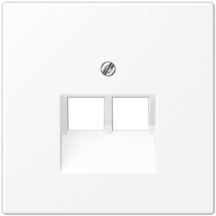 Jung LS969-2UAWWM Abdeckung f. IAE/UAE-Anschlussdose Schneeweiß Matt Serie LS