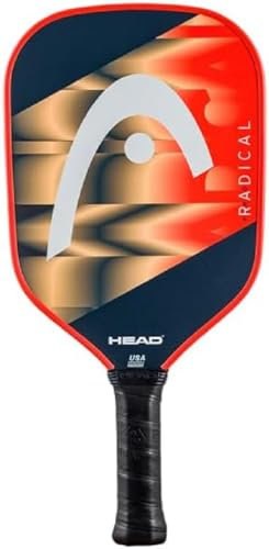 HEAD Unisex-Adult Radical Pro 2024 Pickleball Paddle, Orange, One Size