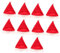 Alipis 10St Weihnachts Party Weihnachten Party weihnachtsdeko makramee rot weinachtsdeko weihnachtdeko dekoring Weihnachten weichnachtsdekoration Weihnachtsmütze erot Geschenk Hut