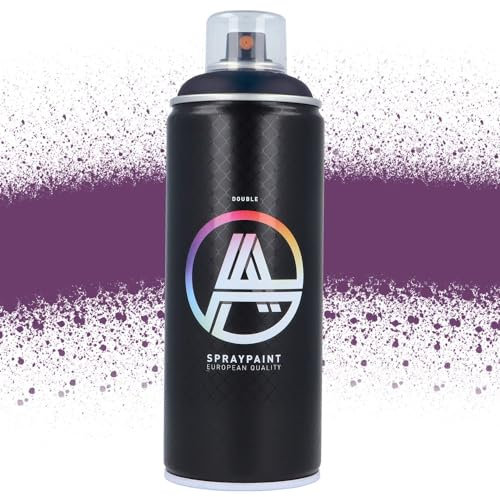 Double A Spraypaint Sprühdose 400ml Sprühfarbe Acryllack Sprühlack matt hochdeckend DIY Kunststoff Metall Möbel Deko (DA-280 Dark Fig)