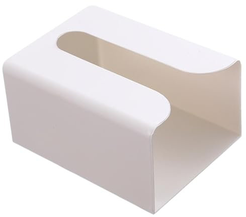 Taschentuchbox, Selbstklebender Taschentuchbox-Halter, Stanzfreier Toilettenpapierhalter, Wandhalter Für Kosmetiktücher Zur Befestigung An Wänden Und Schränken, Für Badezimmer, Küche Und Büro