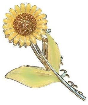 Sonnenblume Haarspangen große rutschfeste Haarklammern, starker Halt, Haarschmuck für Damen Mädchen Haarclips