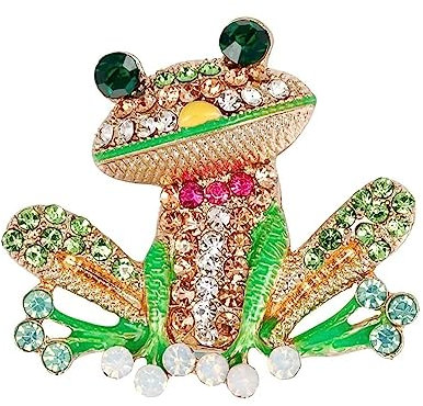 JCAKES Broche Broche Bijoux for Femmes Broche Loisirs Cadeau Luxe Mode Broche Grenouille Broches for Tout Le Monde Catoon Broche Broche for Femmes Vetement