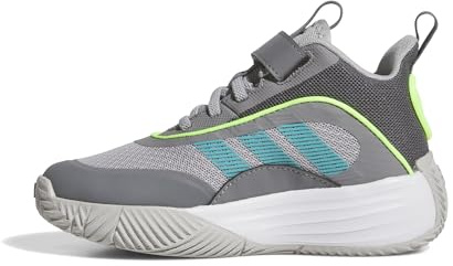 Adidas Mixte Enfant OWNTHEGAME 3.0 Shoes, Grey Three/Grey Two/Lucid Lemon, 35 EU
