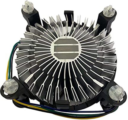 ZHAPEG Ventilador de refrigeración de CPU para LGA 775/1150 de aluminio de bajo ruido