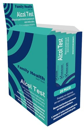 Family Health - Alkoholtest, Einweg-Display (20 Stück)
