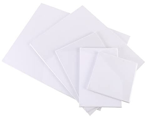 DIYEAH 10stücke Teiliges Quadratische Leinwandplatten Baumwolle Für Öl Und Acrylmalerei Für Künstler Studenten Und Hobbyisten Verschiedene