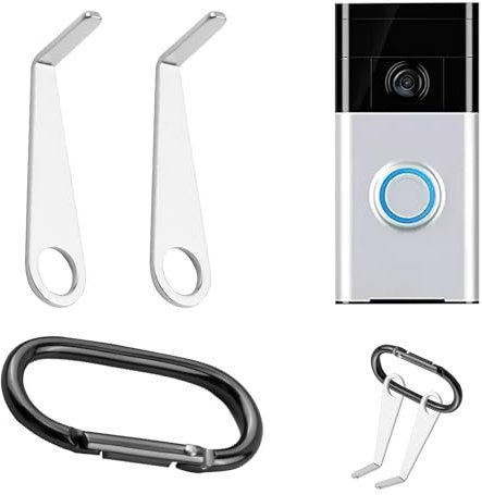 Sharelove 2 Pack Video Doorbel Key Replacement Tool (2024 Release) Practical Secure Removal Key Tool Compatible with New R-ing Battery Doorbell Camera Opening Key Tool
