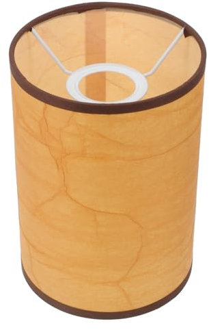 LOEFLIFA Ersatz Lampenschirm Zylinderform für Tisch und Stehlampen Geeignet für Fassung Langlebig und für Schlafzimmer Wohnzimmer und Büro