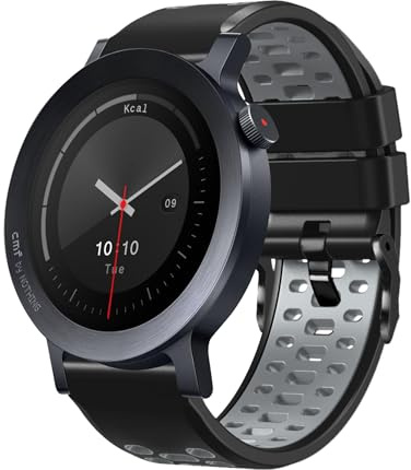 RosMank 22mm Silikon Armband Kompatibel mit CMF by Nothing Watch 3 Pro, Zwei-Farben Ersatzarmband für CMF by Nothing Watch Pro 2