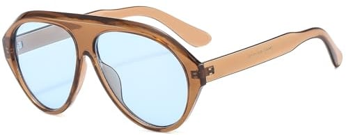 Long Keeper Oversized Sunglasses Women Retro Pilot Sunglasses For Women Men Big Retro 70'S 80'S Sunglasses UV400