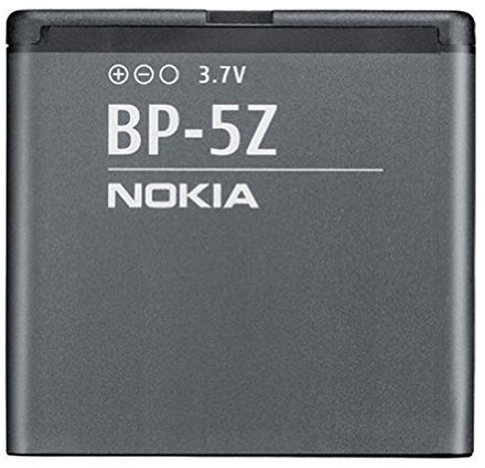 Nokia BP-5Z Batteria Originale di Ricambio al Litio, 1080 mAh, Grigio
