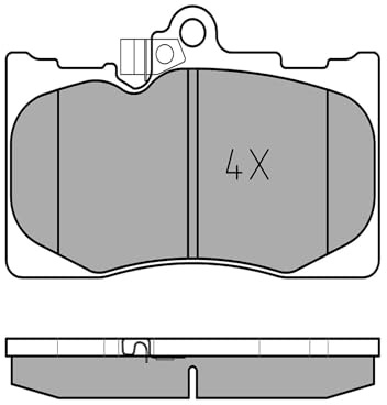 Meyle 025 203 2517/W Brake Pad Set, disc brake