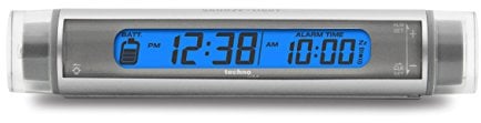 WQ 120 Camping Wecker mit Taschenlampenfunktion, Weckalarm und Hintergrudbeleuchtung, Silber