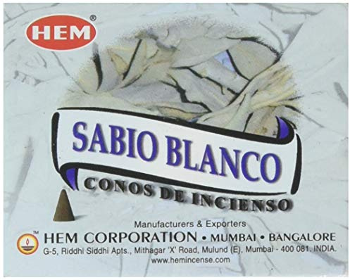 HEM Weihrauch White Sage - Weißer Salbei - Kegel