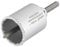 wolfcraft Corona de perforación recubierta de carburo de tungsteno, con adaptador I 3895000 I Para instalaciones sanitarias y eléctricas en paredes de ladrillo y piedra; profundidad de corte: 55 mm