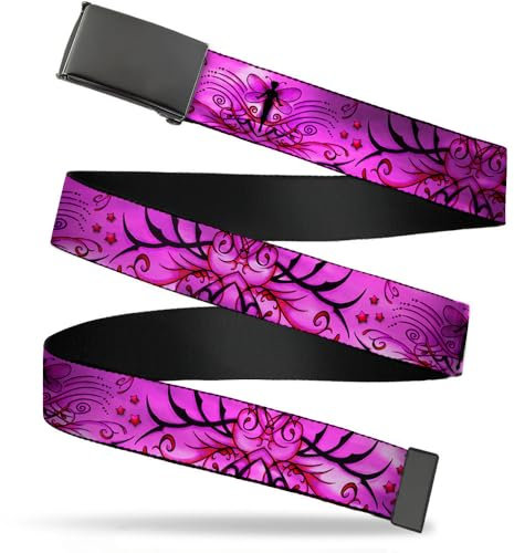 Buckle-Down Herren Web Belt Tattoo Johnny Fairies 1.25 Grtel, Mehrfarbig, 3 cm Breit-Passt Oben-107 cm Pant Größe