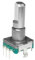 ALPS EC11E15244G1 Encoder für Leiterplatten-Printmontage, 11mm, 15 Impulse, Taster, Metallachse, stehend