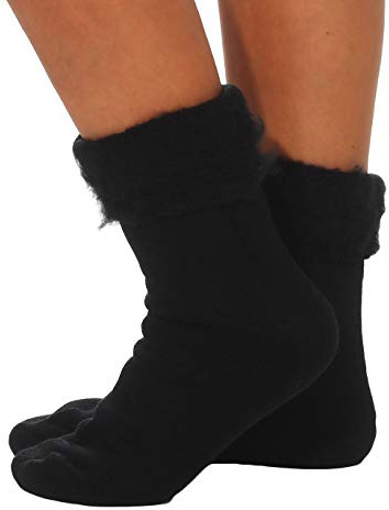 CLEOSTYLE Thermo Herren Damen Socken extra warme Winterstrümpfe -25°C Kuschelsocken 23
