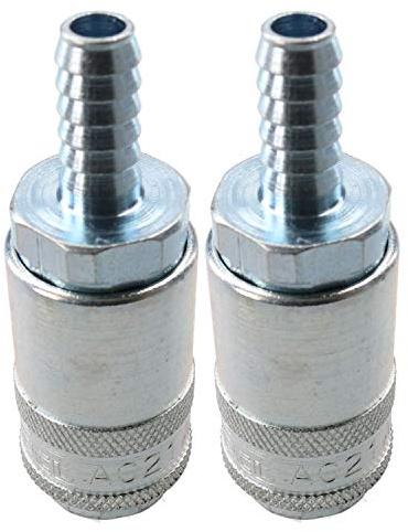 PCL Airflow Coupling 7.9mm (5/16) Hose Tail Barb One Touch Coupler AC31S x 2